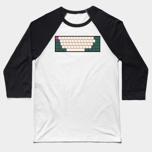 Mechanical Keyboard - Aston Martin F1 Team Colour Scheme Baseball T-Shirt